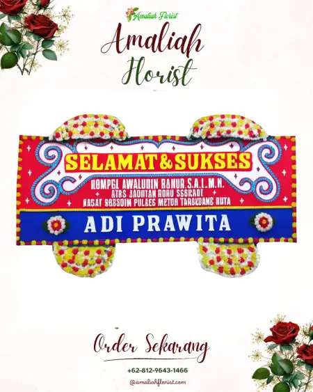 Papan Bunga Ucapan Selamat Sidang Sido Rahayu